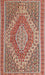 Machine Washable Traditional Fire Brick Red Rug, wshtr230