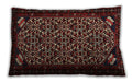 Traditional Classic Rectangular Brown Lumbar Throw Pillow, 13 inch by 19 inch, lbtr2310