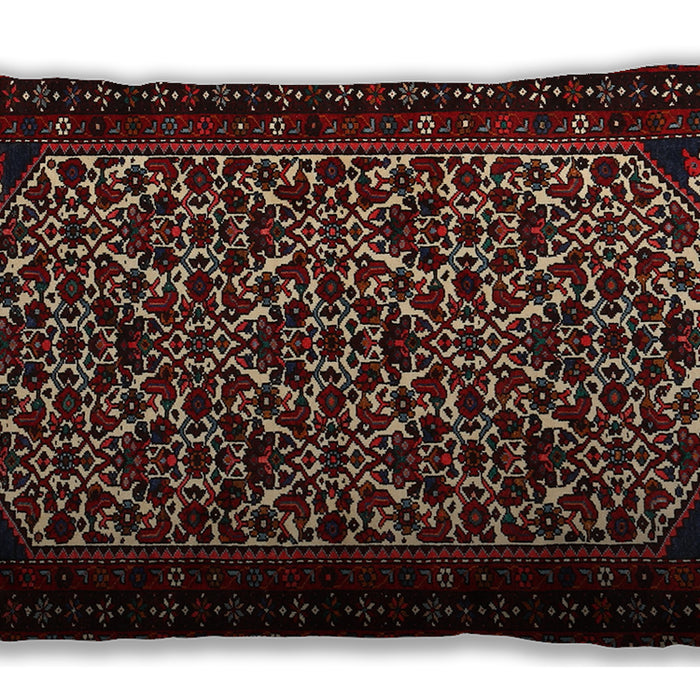 Traditional Classic Rectangular Brown Lumbar Throw Pillow, 13 inch by 19 inch, lbtr2310