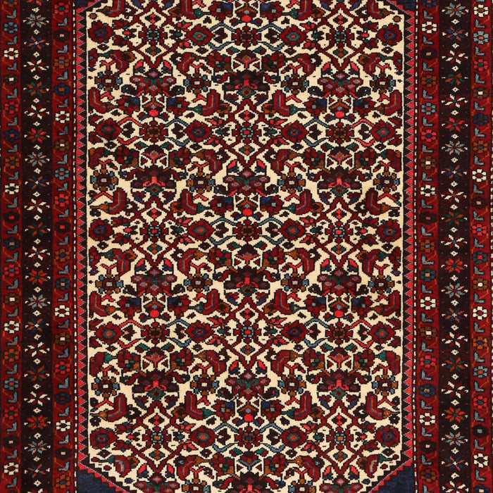 Machine Washable Traditional Brown Rug, wshtr2310