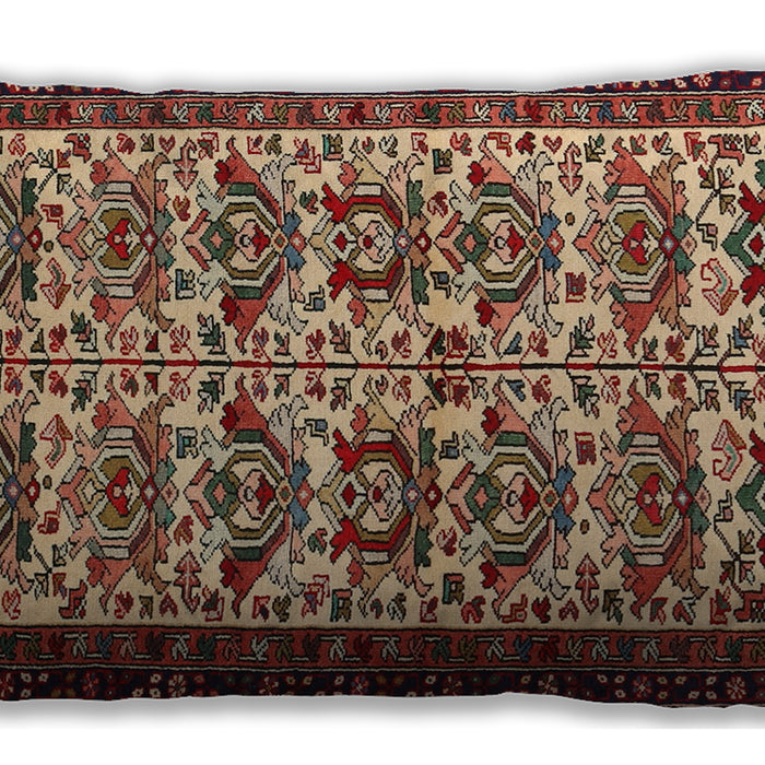 Traditional Classic Rectangular Saffron Red Lumbar Throw Pillow, 13 inch by 19 inch, lbtr2311