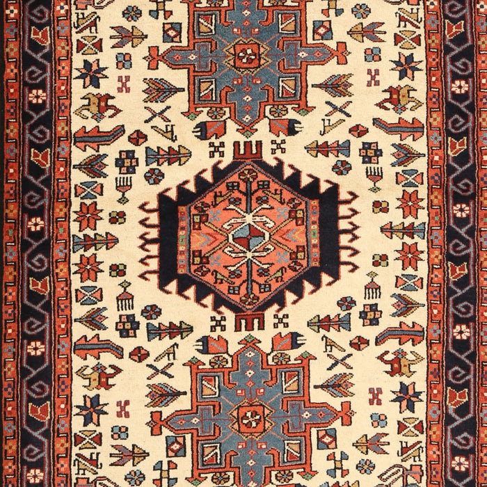Traditional Saffron Red Persian Rug, tr2312