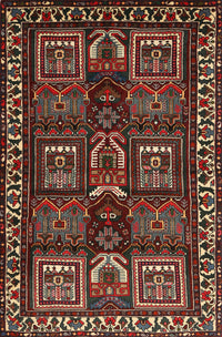 Machine Washable Traditional Brown Rug, wshtr2315