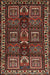 Machine Washable Traditional Brown Rug, wshtr2315