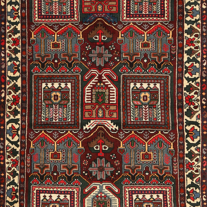 Machine Washable Traditional Brown Rug, wshtr2315