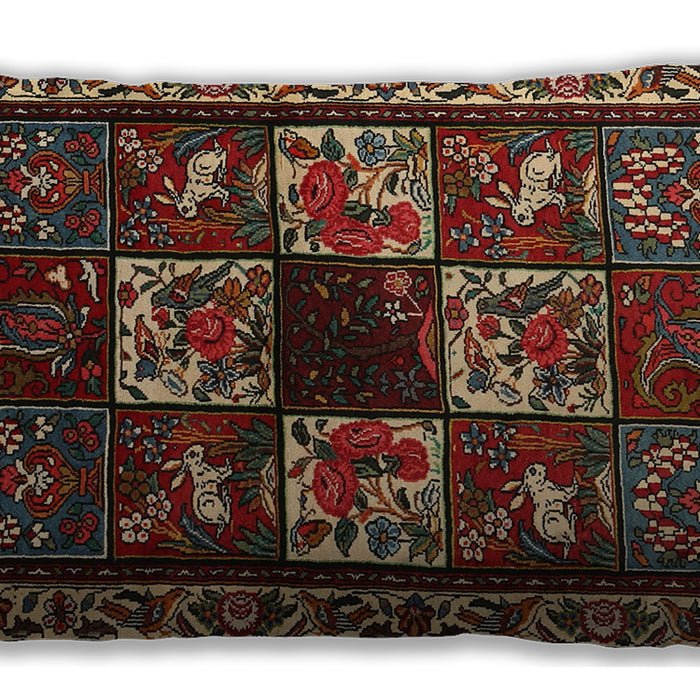 Traditional Classic Rectangular Dark Almond Brown Lumbar Throw Pillow, 13 inch by 19 inch, lbtr2316
