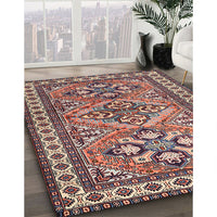 Traditional Light French Beige Brown Persian Rug, tr2318