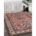 Machine Washable Traditional Light French Beige Brown Rug in a Family Room, wshtr2318