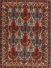 Machine Washable Traditional Dark Almond Brown Rug, wshtr2320