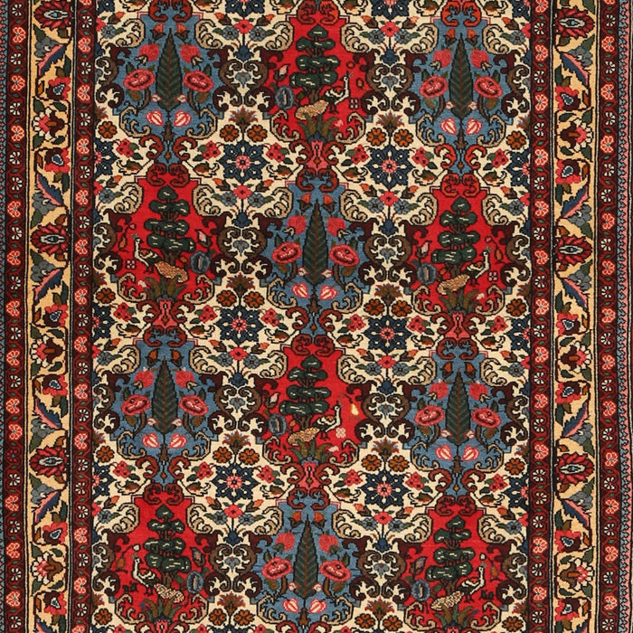 Machine Washable Traditional Dark Almond Brown Rug, wshtr2320