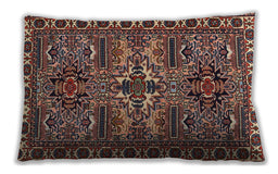 Traditional Classic Rectangular Camel Brown Lumbar Throw Pillow, 13 inch by 19 inch, lbtr2321