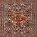 Square Traditional Deep Red Persian Rug, tr2322