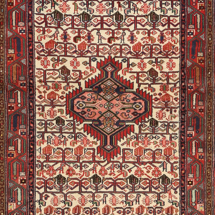 Traditional Saffron Red Persian Rug, tr2323