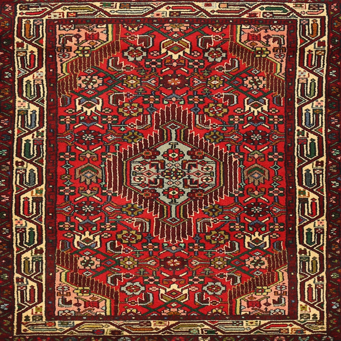 Square Traditional Brown Persian Rug, tr2325
