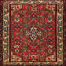 Square Traditional Brown Persian Rug, tr2325