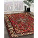 Traditional Brown Persian Rug in Family Room, tr2325