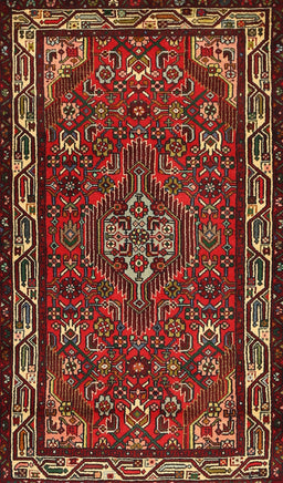 Machine Washable Traditional Brown Rug, wshtr2325