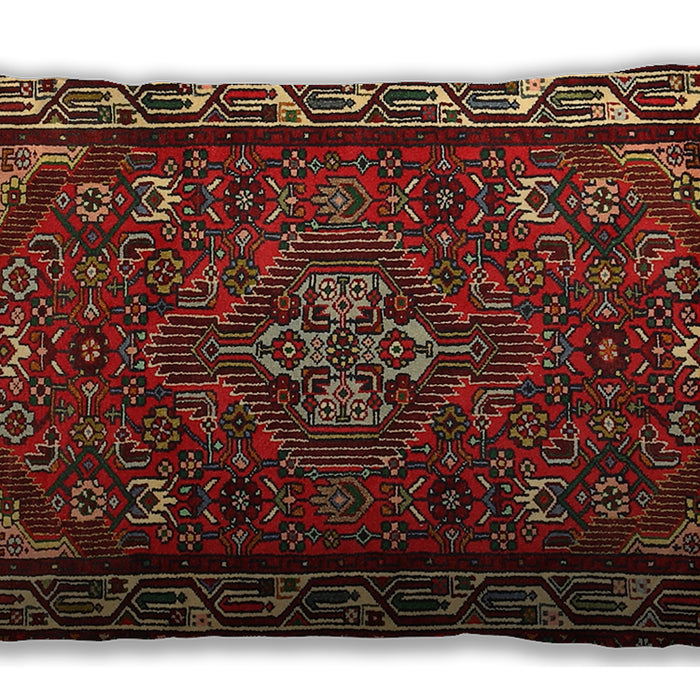 Traditional Classic Rectangular Brown Lumbar Throw Pillow, 13 inch by 19 inch, lbtr2325