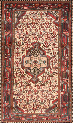 Machine Washable Traditional Tomato Red Rug, wshtr2326