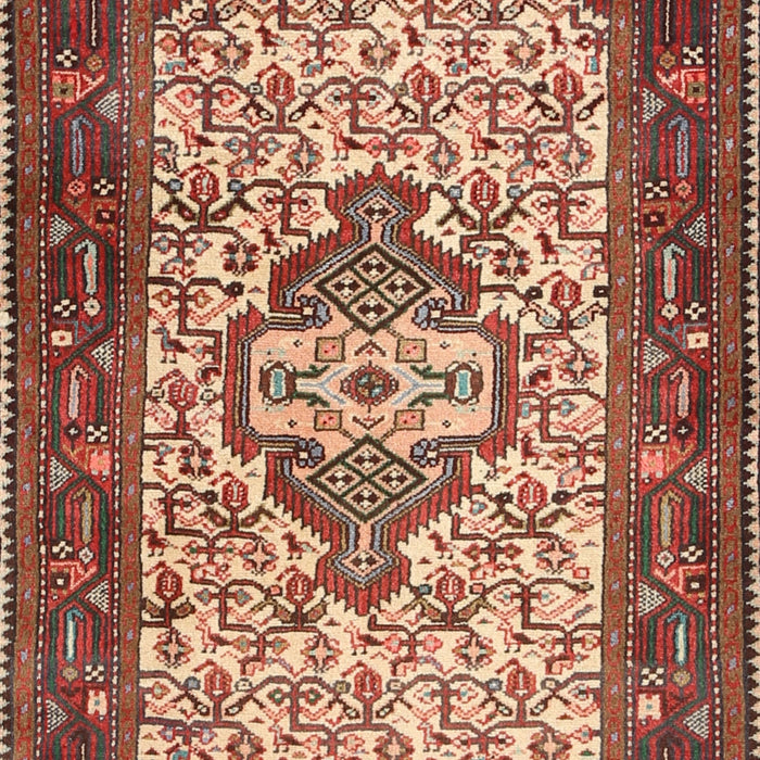 Machine Washable Traditional Tomato Red Rug, wshtr2326
