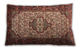 Traditional Classic Rectangular Tomato Red Lumbar Throw Pillow, 13 inch by 19 inch, lbtr2326