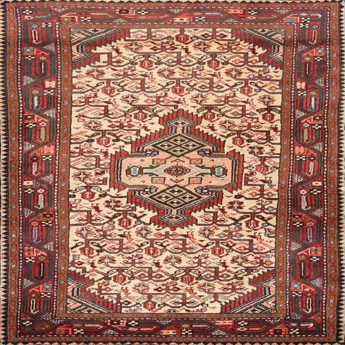 Square Traditional Red Persian Rug, tr2326