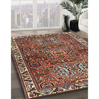 Traditional Light Copper Gold Persian Rug, tr2327