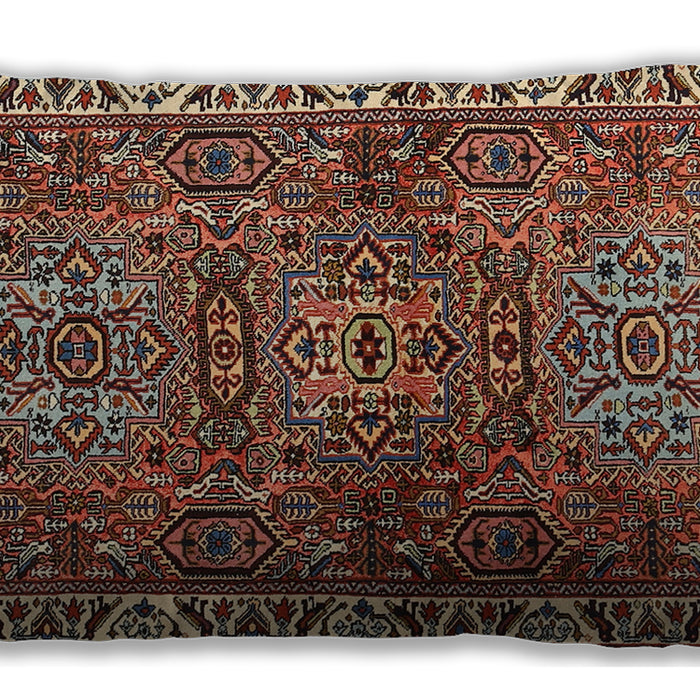 Traditional Classic Rectangular Light Copper Gold Lumbar Throw Pillow, 13 inch by 19 inch, lbtr2327