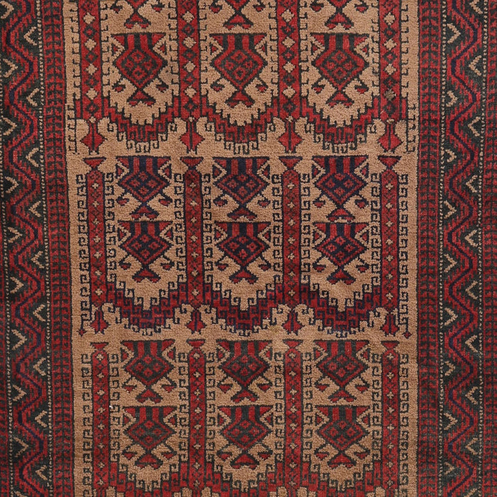 Machine Washable Traditional Chestnut Brown Rug, wshtr2328