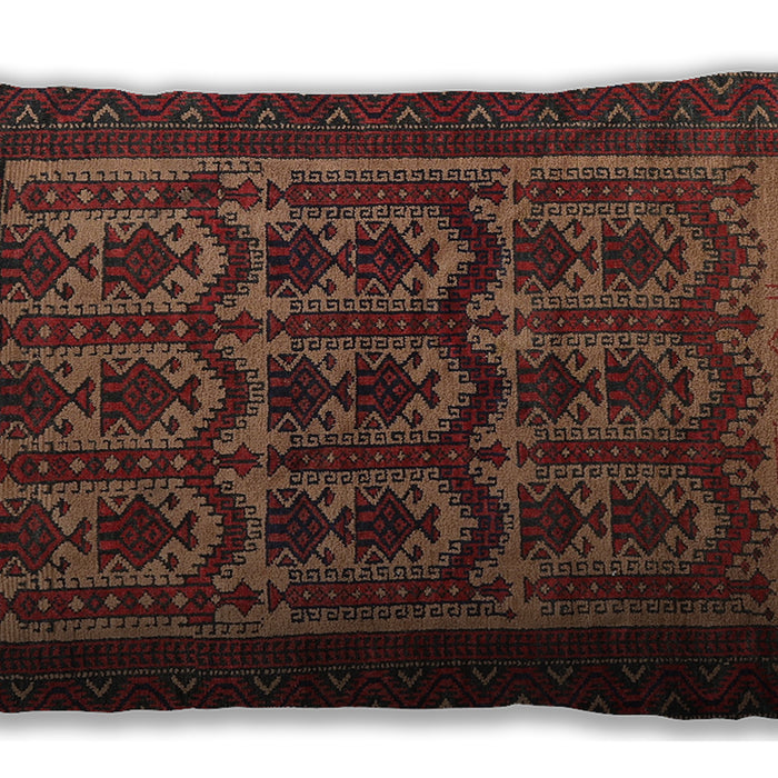 Traditional Classic Rectangular Chestnut Brown Lumbar Throw Pillow, 13 inch by 19 inch, lbtr2328