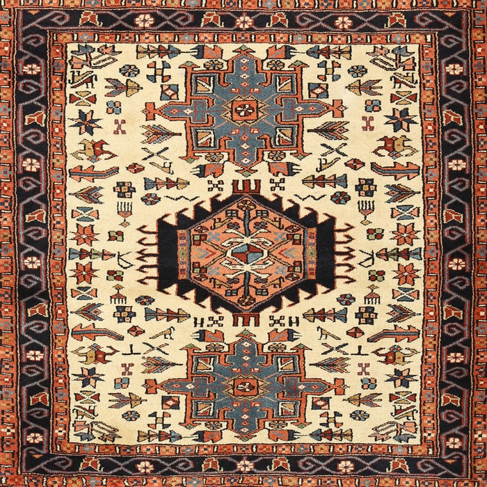 Square Traditional Red Persian Rug, tr2329