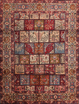Machine Washable Traditional Saffron Red Rug, wshtr232