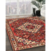 Machine Washable Traditional Tomato Red Rug in a Family Room, wshtr2332