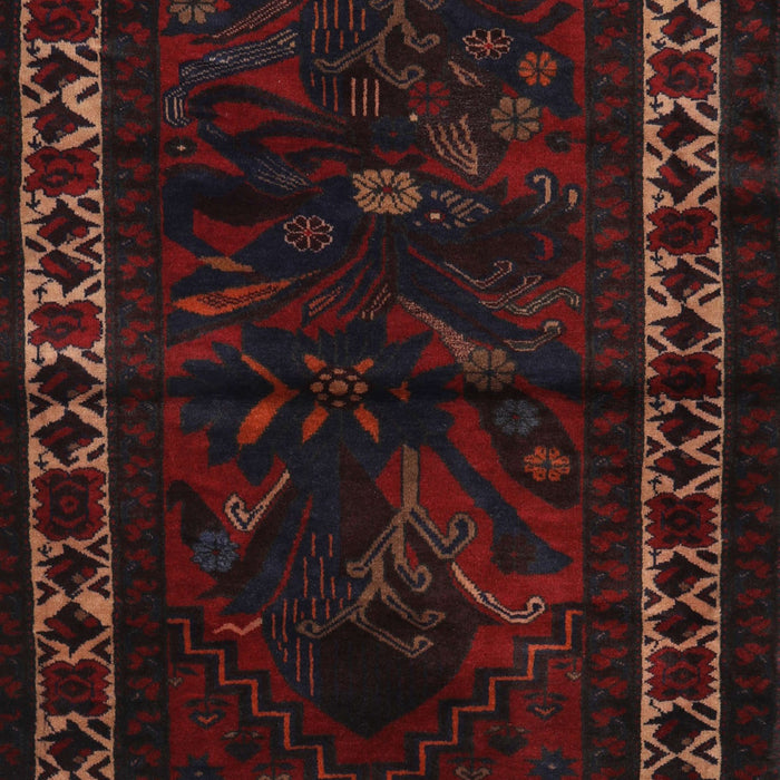 Traditional Bakers Brown Persian Rug, tr2335