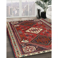 Traditional Dark Almond Brown Persian Rug, tr2336