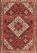 Traditional Orange Salmon Pink Persian Rug, tr2337