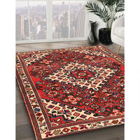 Traditional Orange Salmon Pink Persian Rug, tr2337