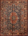 Machine Washable Traditional Vermilion Red Rug, wshtr233