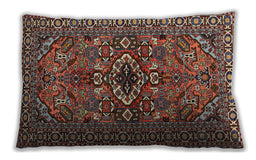 Traditional Classic Rectangular Camel Brown Lumbar Throw Pillow, 13 inch by 19 inch, lbtr2340