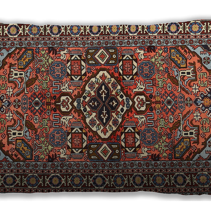 Traditional Classic Rectangular Camel Brown Lumbar Throw Pillow, 13 inch by 19 inch, lbtr2340