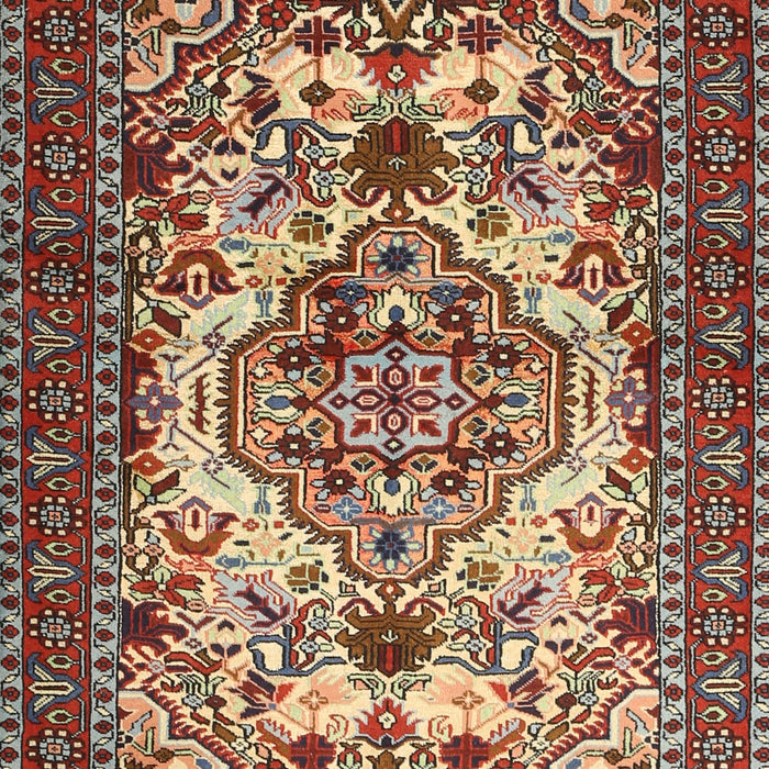 Traditional Light French Beige Brown Persian Rug, tr2341