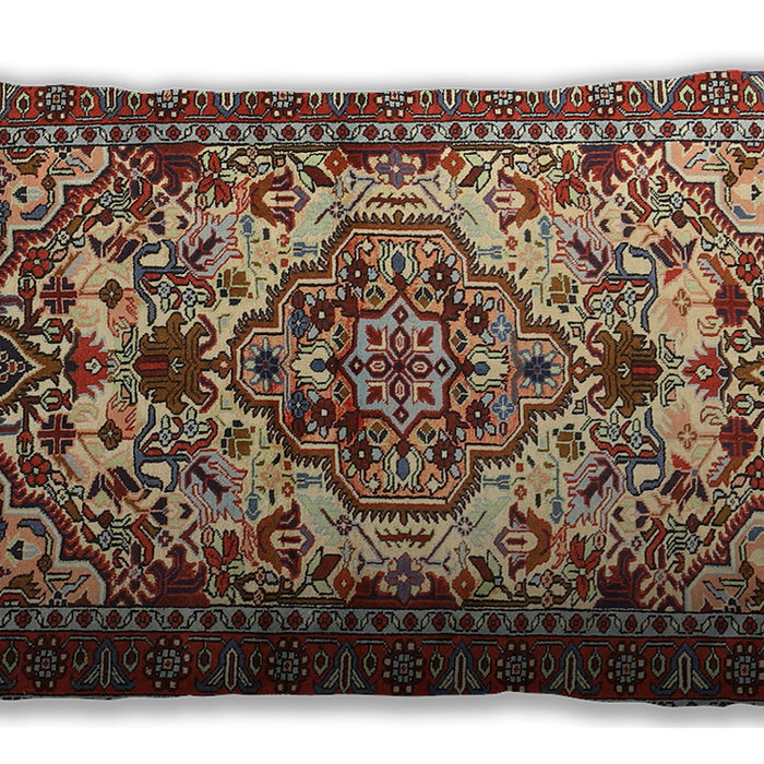 Traditional Classic Rectangular Light French Beige Brown Lumbar Throw Pillow, 13 inch by 19 inch, lbtr2341