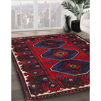 Traditional Black Persian Rug, tr2345