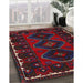 Machine Washable Traditional Black Rug in a Family Room, wshtr2345