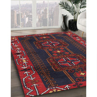 Traditional Red Persian Rug, tr2347