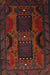 Machine Washable Traditional Red Brown Rug, wshtr2348