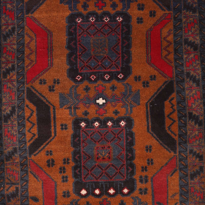 Traditional Red Brown Persian Rug, tr2348