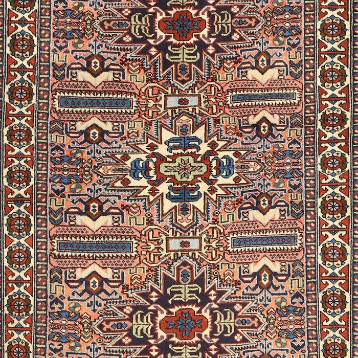 Traditional Light French Beige Brown Persian Rug, tr2349