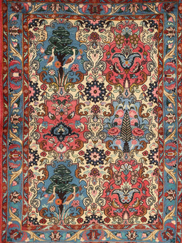 Machine Washable Traditional Saffron Red Rug, wshtr2350