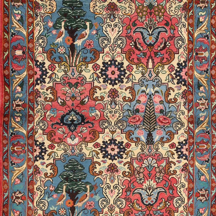 Machine Washable Traditional Saffron Red Rug, wshtr2350